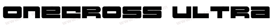 OneCross UltraBold字体转换
